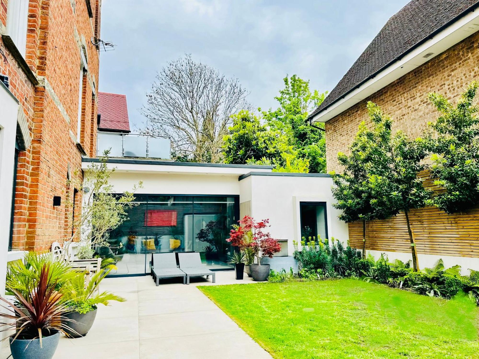 Stunning, Architecturally Designed Garden Studio With Parking Londra Exterior foto